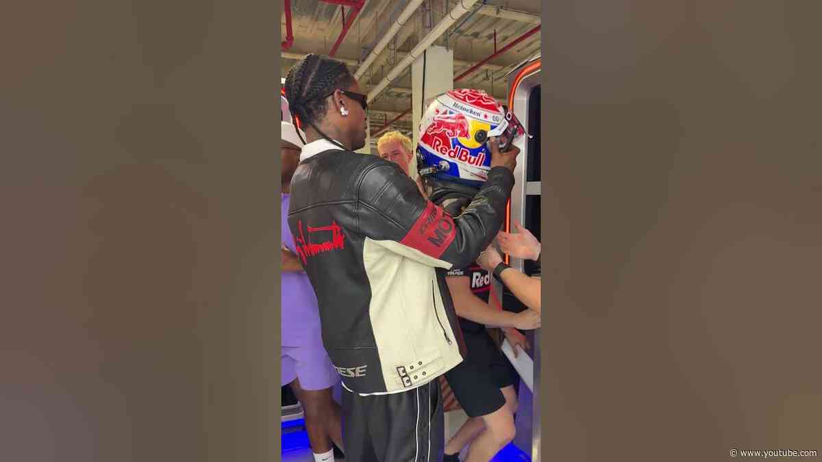 Some Red Bull Racing type sh*t 🔥 #F1 #TravisScott