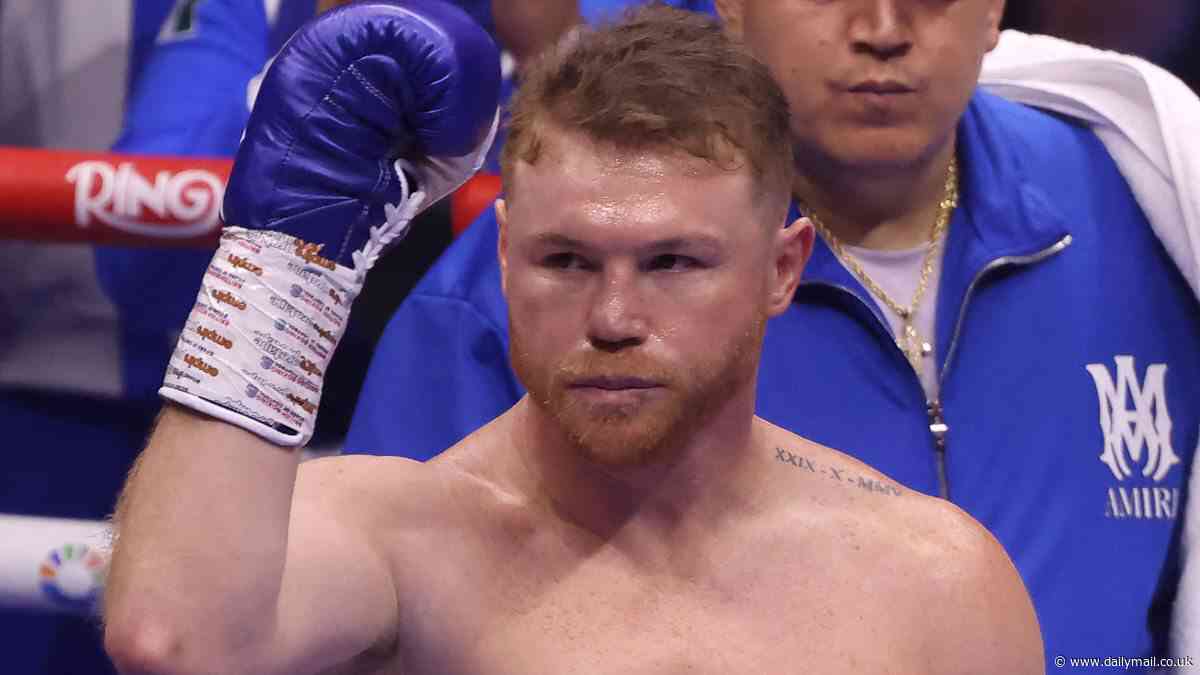 Canelo Alvarez beats William Scull in unconvincing performance as Anthony Joshua watches on in Saudi Arabia