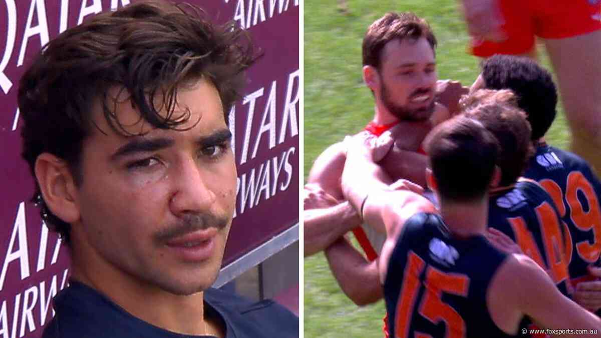 ‘Sleepwalking’ Giants combat early Swans blitz as key cog awaits MRO scrutiny — LIVE