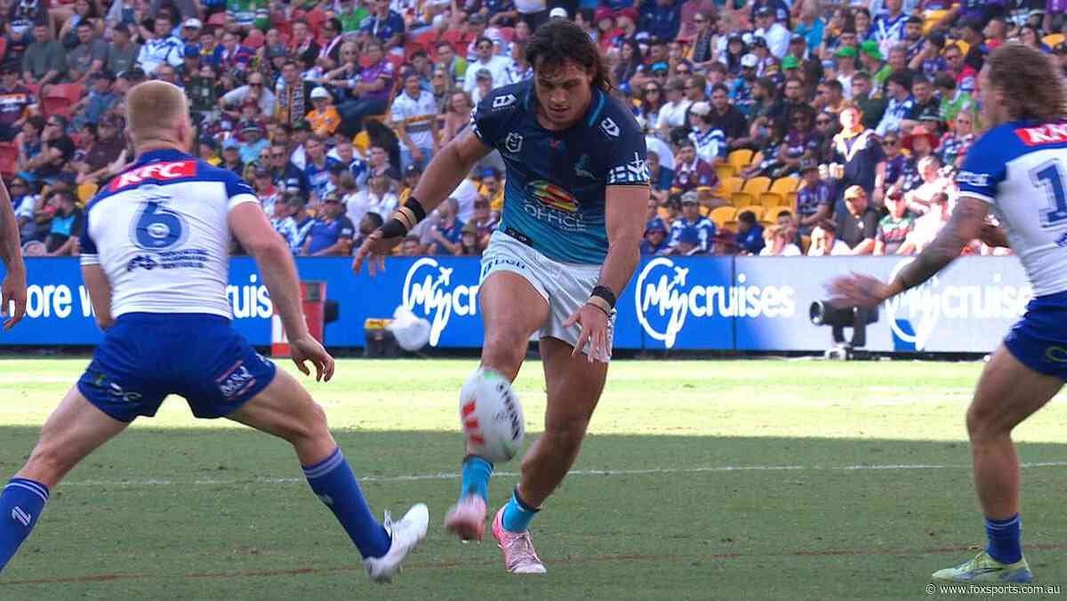 ‘What can’t big Tino do?’: Titans skipper’s shock effort stuns Dogs — NRL LIVE