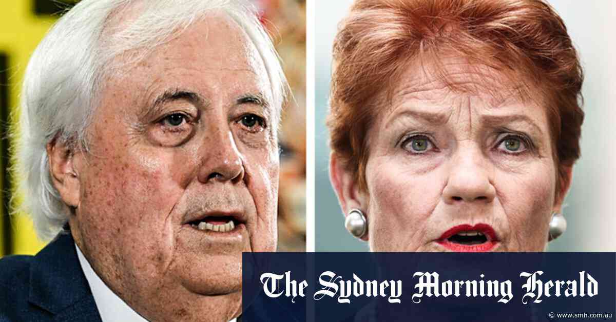 Palmer and Hanson’s parties crash out of election despite high hopes and huge spending