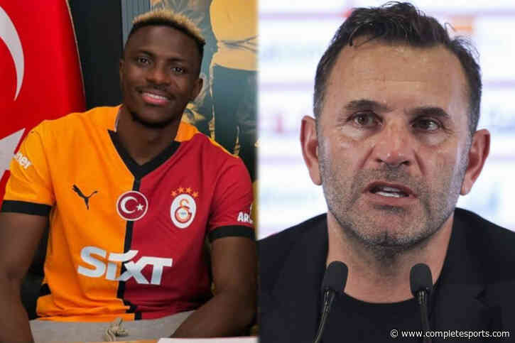 Galatasaray Coach Reveals Reason For Substituting Osimhen Against Sivasspor