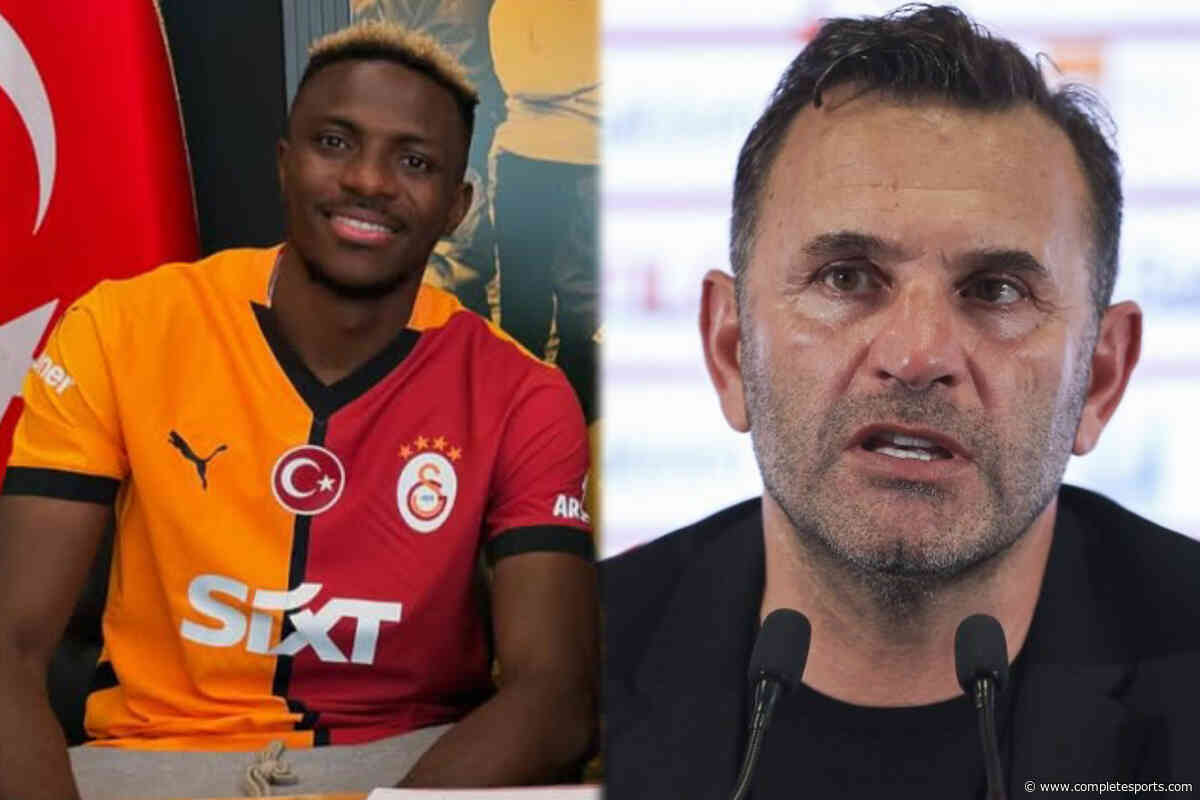 Galatasaray Coach Reveals Reason For Substituting Osimhen Against Sivasspor
