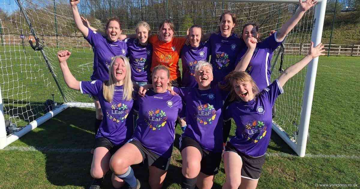 Double sporting glory for York mum, 42, who set up women's football team