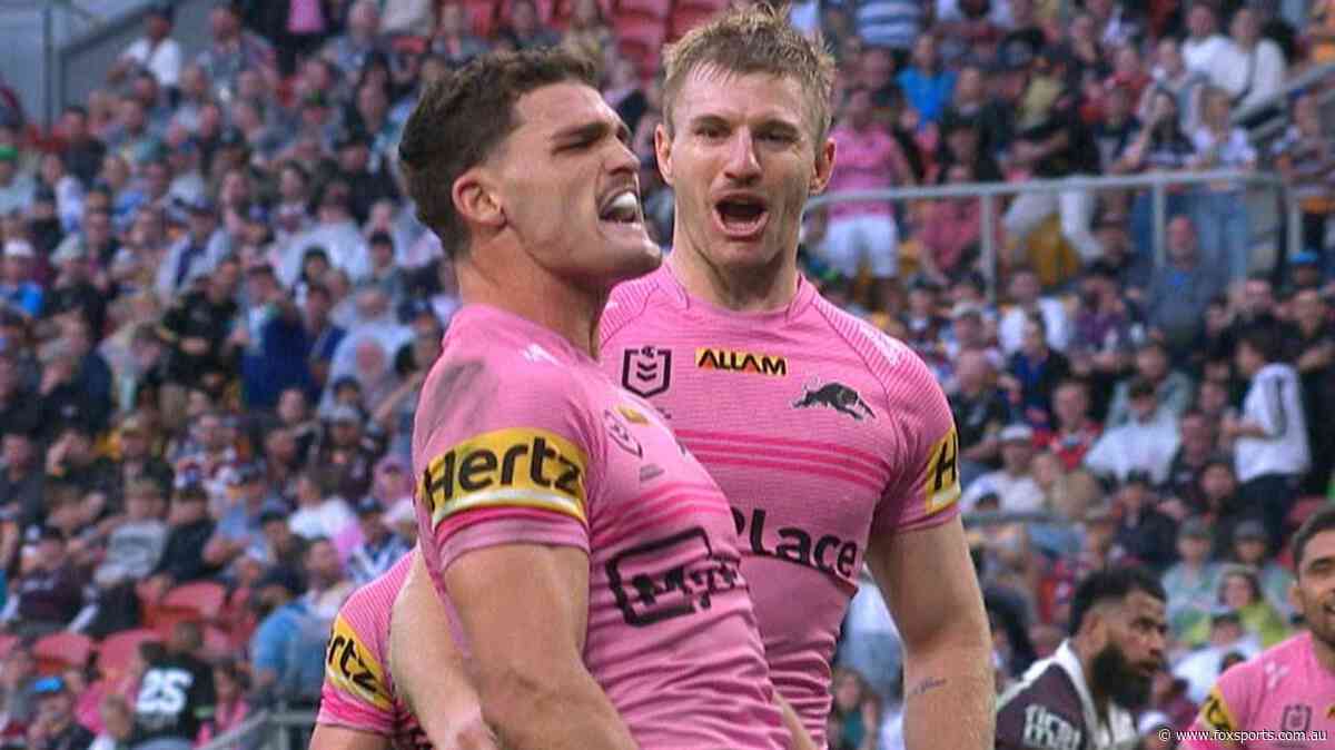 NRL LIVE: Broncos strike first before Cleary responds as Reynolds boots his way to history