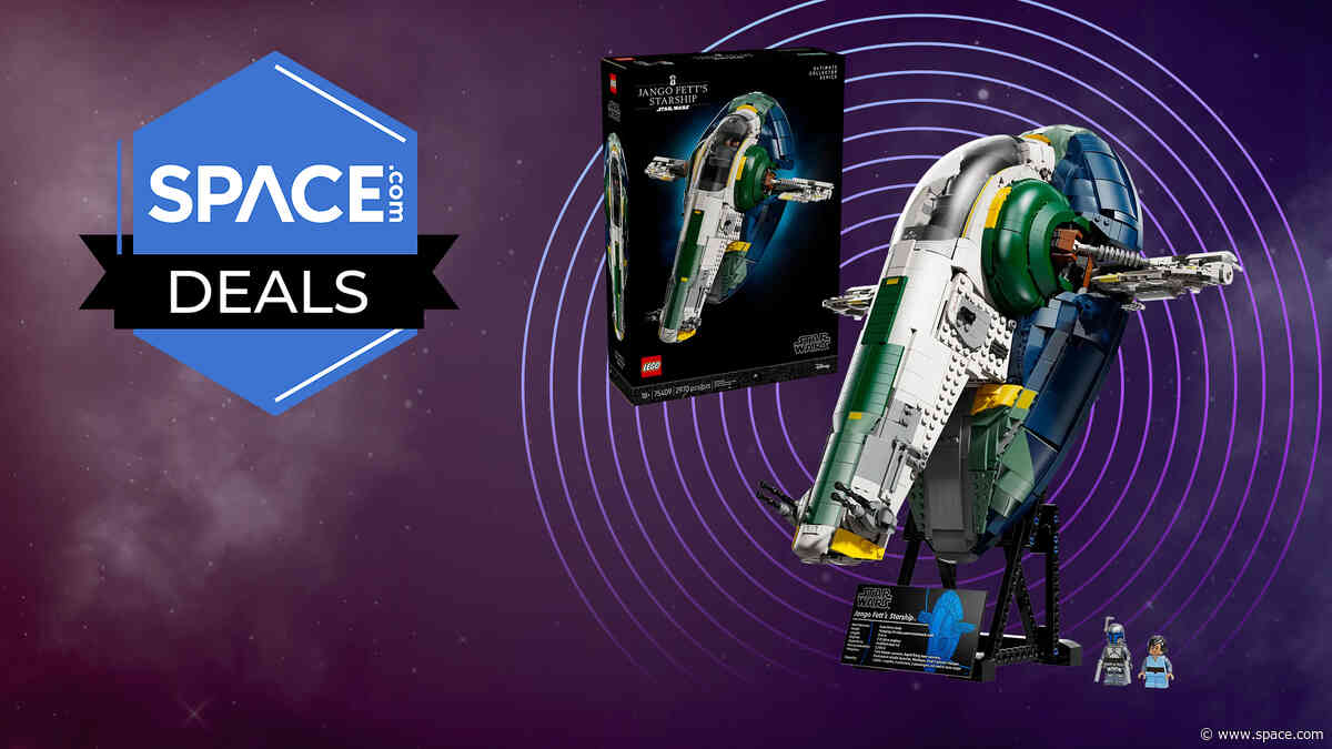 For Star Wars Day, May the 4th, you'll have to use all your Jedi powers to grab this Lego set — Jango Fett's Starship WILL sell out fast