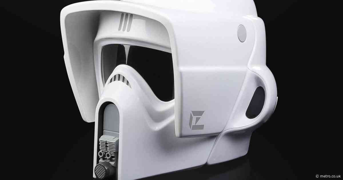 Celebrate Star Wars Day with an authentic Scout Trooper helmet