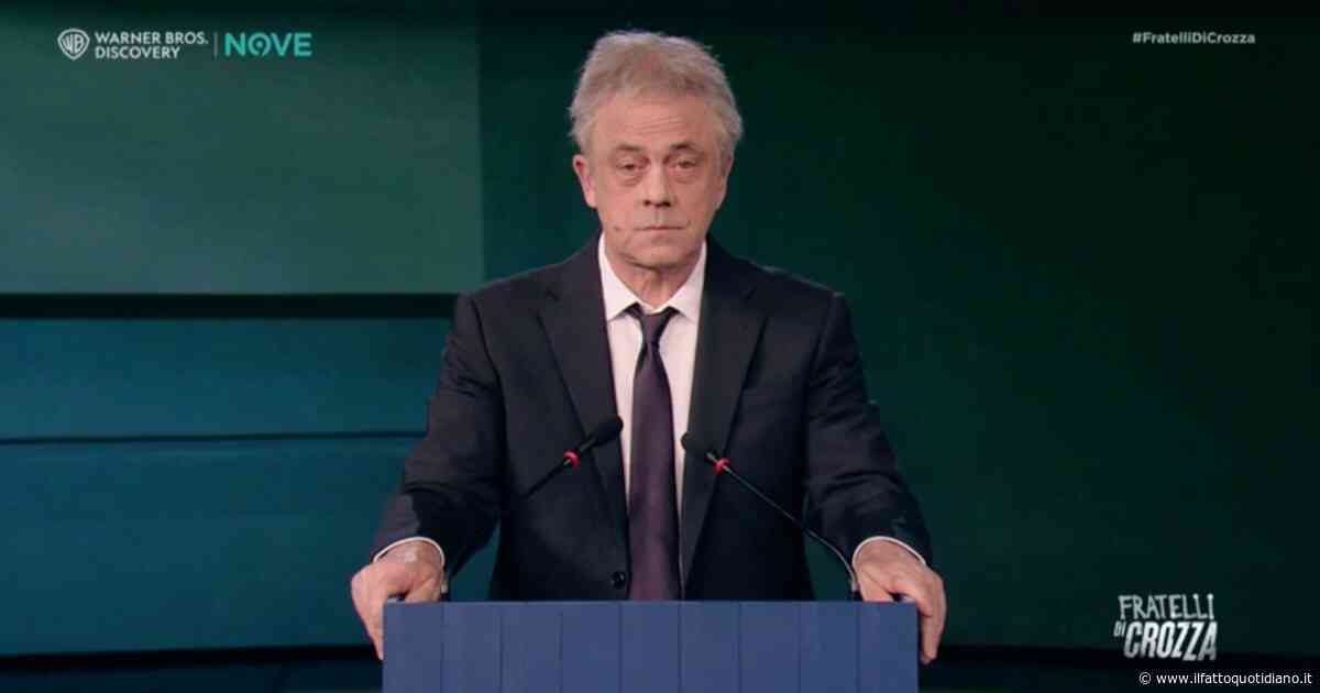 Crozza è il ministro Urso, l’esilarante intervento sulla “farmaceltica itagliana”, tra dazi, Trump e la forza del “Made in Hitler”