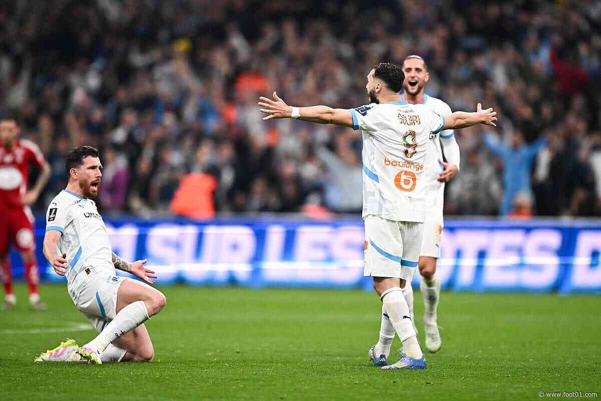 Le groupe de l'OM pour le choc à Lille (officiel)