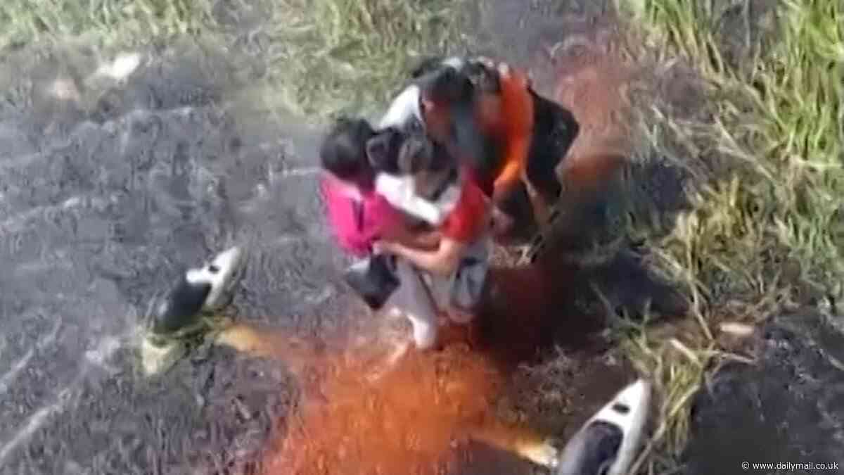 Terrifying 36-hour ordeal as survivors cling onto side of plane after crash landing in alligator-infested swamp
