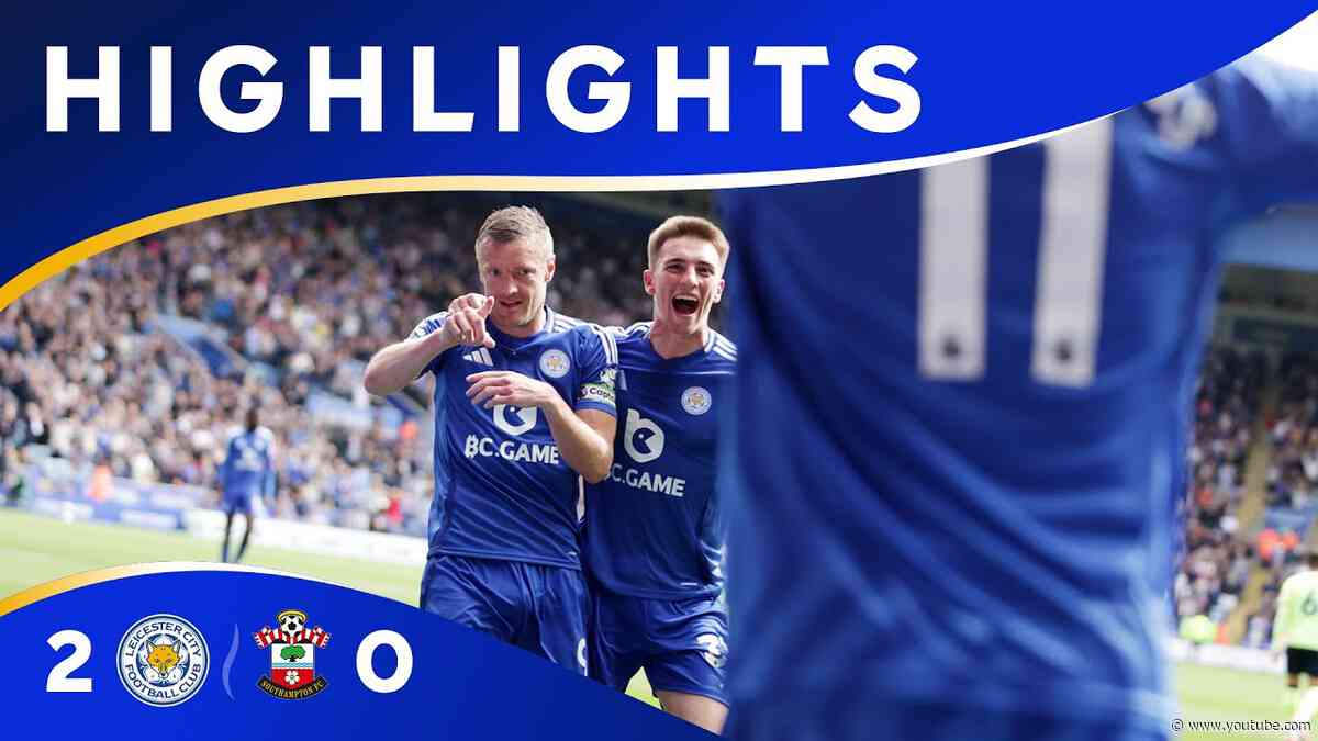Vardy Reaches 1️⃣9️⃣9️⃣ Goals 🐐| Leicester City 2 Southampton 0