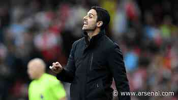 Arteta calls for team to turn anger to a positive