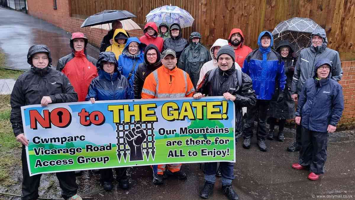 Couple who built £10k electric gates to block access to footpath by their 11-bedroom 'Bond villain' mansion lose war against walkers