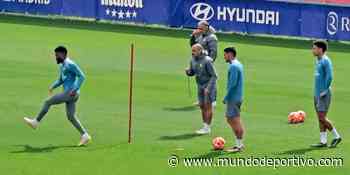 El Atlético volvió al trabajo, con una 'baja'