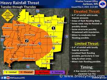 Wet Week Ahead With Flooding Possible
