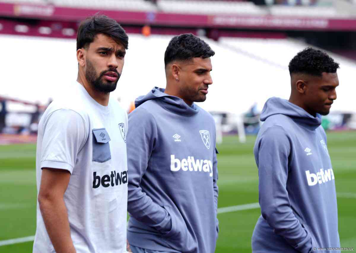 West Ham XI vs Tottenham: Starting lineup, confirmed team news and injury latest for Premier League