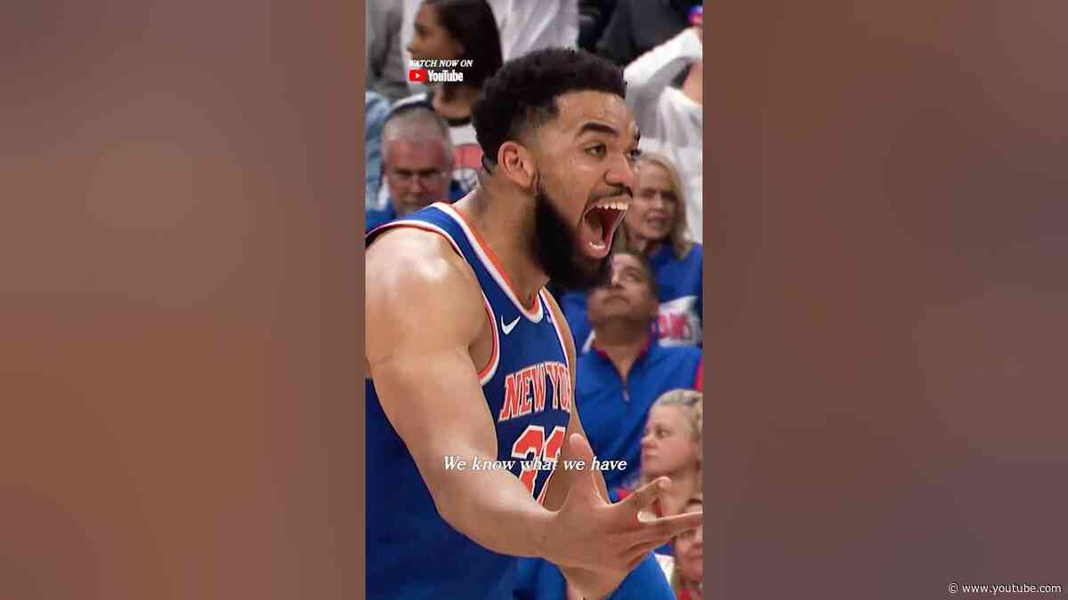 Toughness. Grit. Trust. The guiding principles of the #nbaplayoffs. 😤 #knicks #win #advance