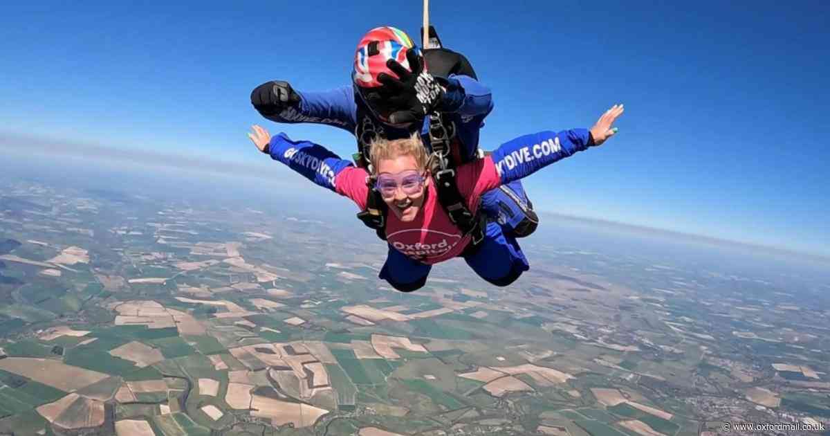Three friends take on skydive for children's hospital