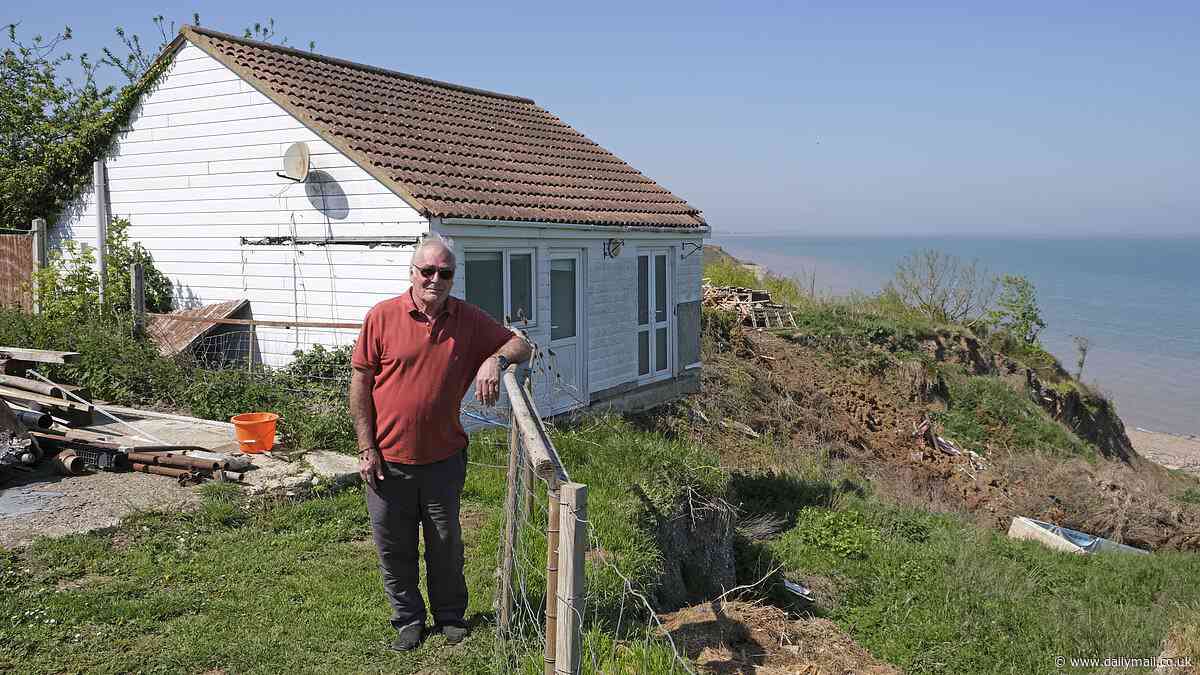'If my house goes, I will go with it! : Furious residents on crumbling Kent clifftop claim council 'bullies' have spent more time accusing them of fly tipping than working to save their 'worthless' homes