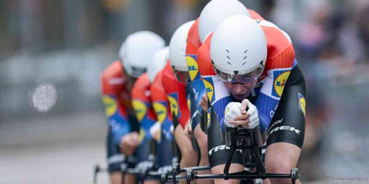 Lidl-Trek wint andermaal ploegentijdrit in Vuelta Femenina, Ellen van Dijk eerste leidster