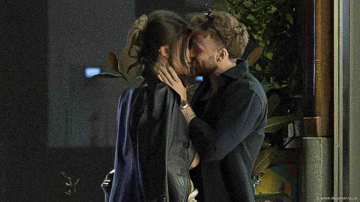 Sam Thompson kisses Samie Elishi as they confirm new romance during PDA-packed night out at Olivia Attwood's birthday party following his split from Zara McDermott