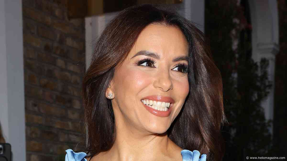 Eva Longoria just wore a slinky Victoria Beckham dress to David's 50th 
