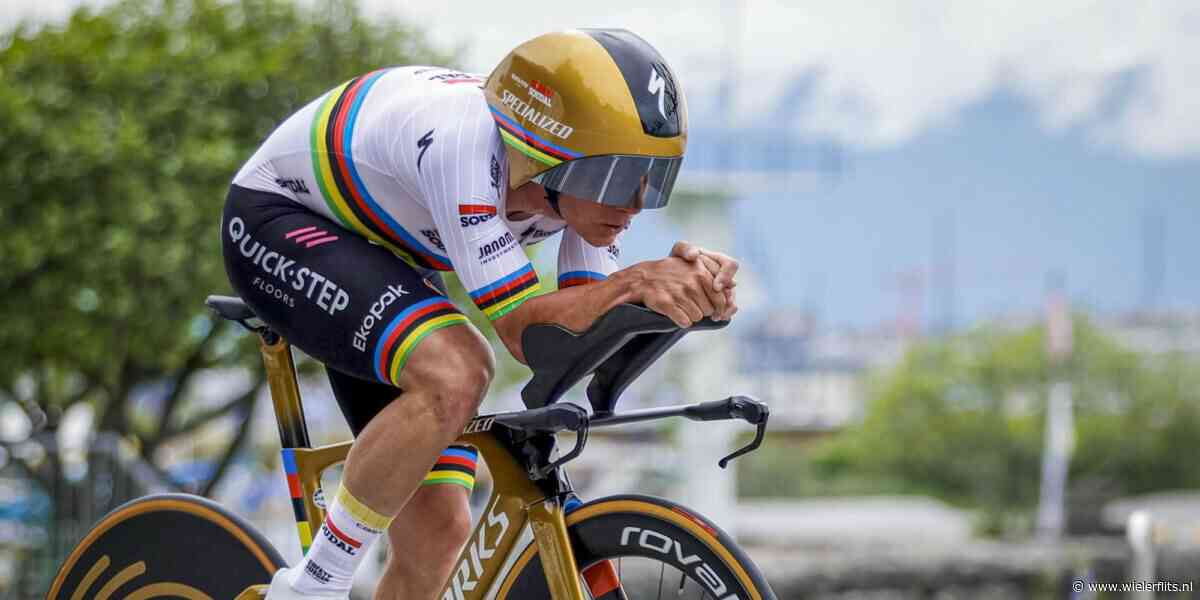 Remco Evenepoel wint overtuigend slottijdrit Ronde van Romandië, eindzege voor João Almeida