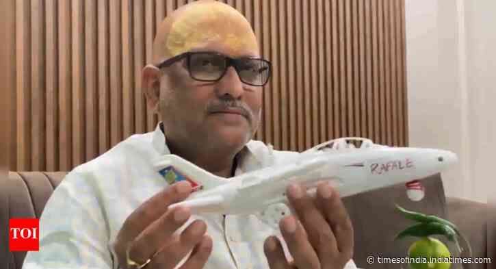 'Toying with the morale of India’s armed forces': BJP hits out at Congress' Ajay Rai over Rafale with 'nimbu-mirchi' jibe