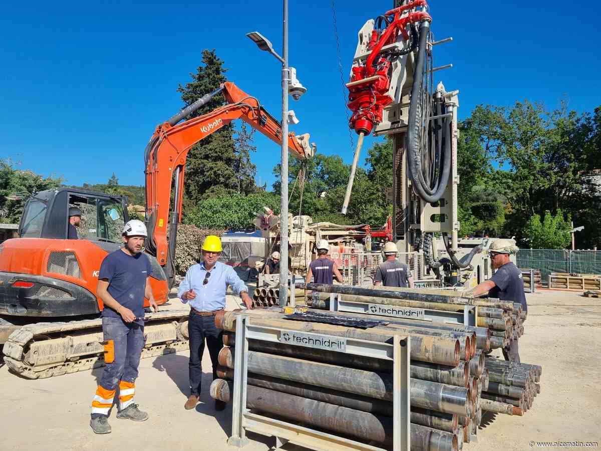 On vous en dit plus sur l’avancée des travaux de géothermie dans cette école de Mougins