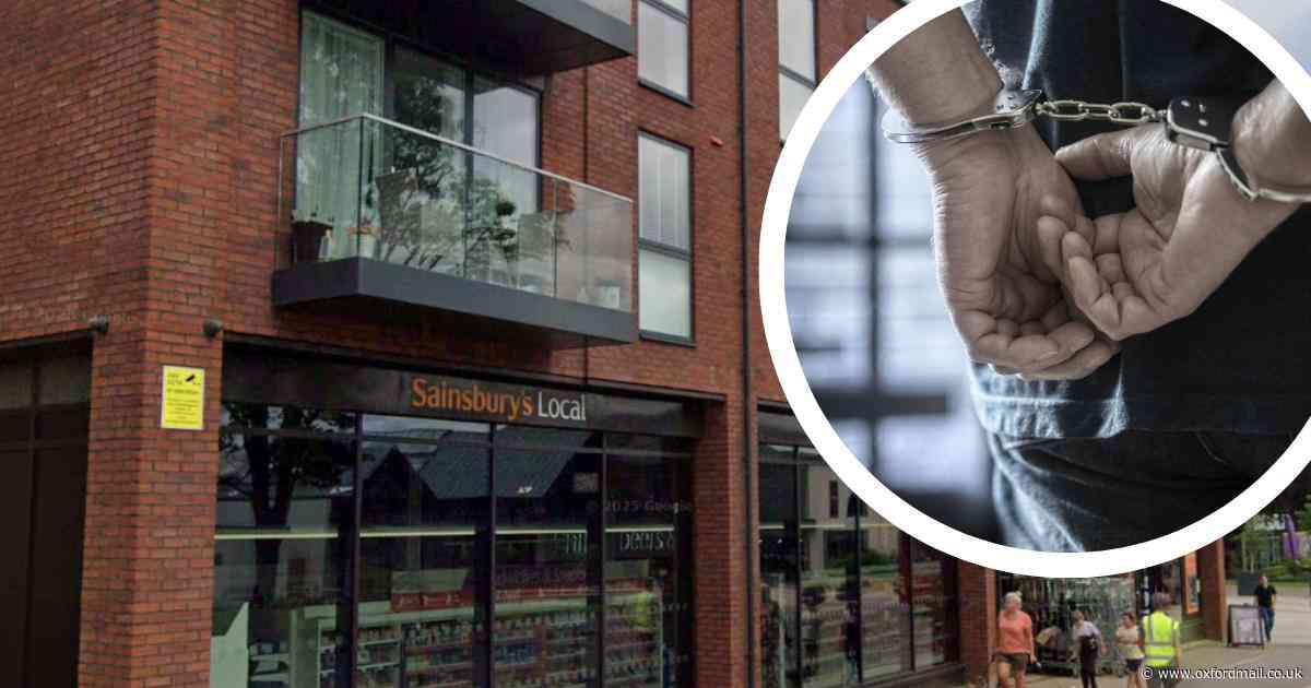 Oxford man charged with shoplifting after Sainsbury's local gets robbed