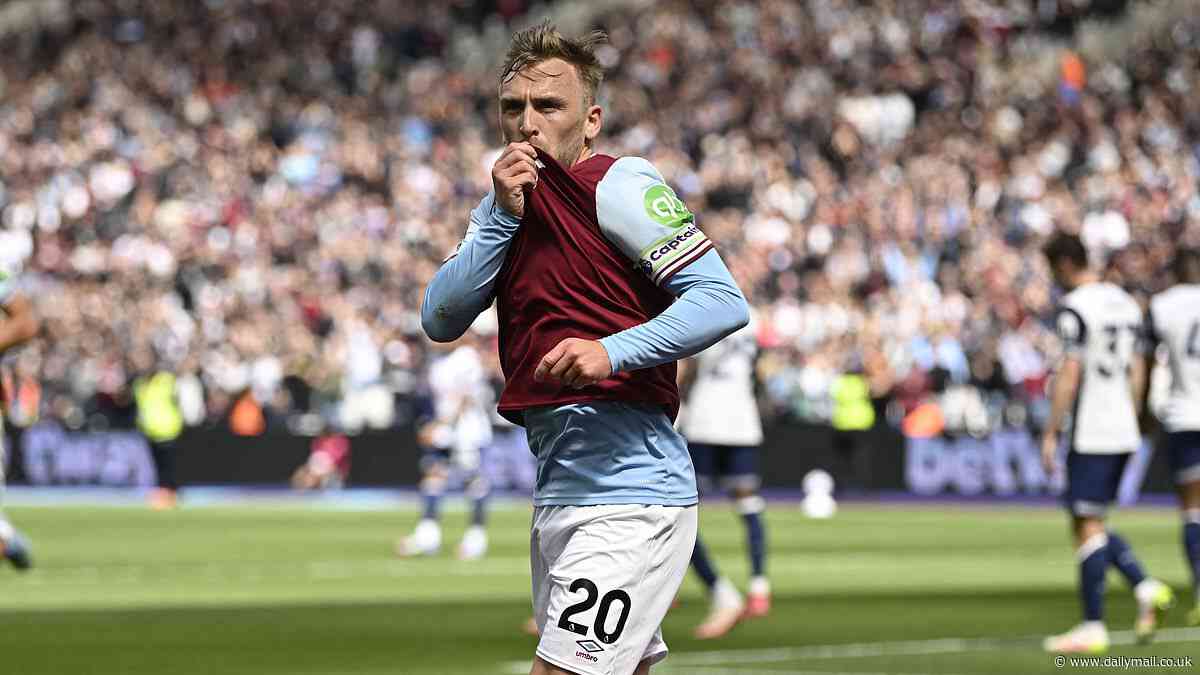 West Ham 1-1 Tottenham: Spurs settle for a point ahead of Europa League semi-final showdown as Jarrod Bowen cancels out Wilson Odobert's opener