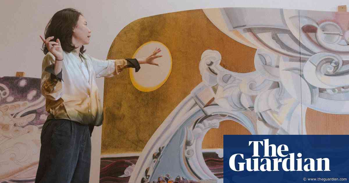 The landscape artist who makes her paint from pearls, crystals and volcanic dust