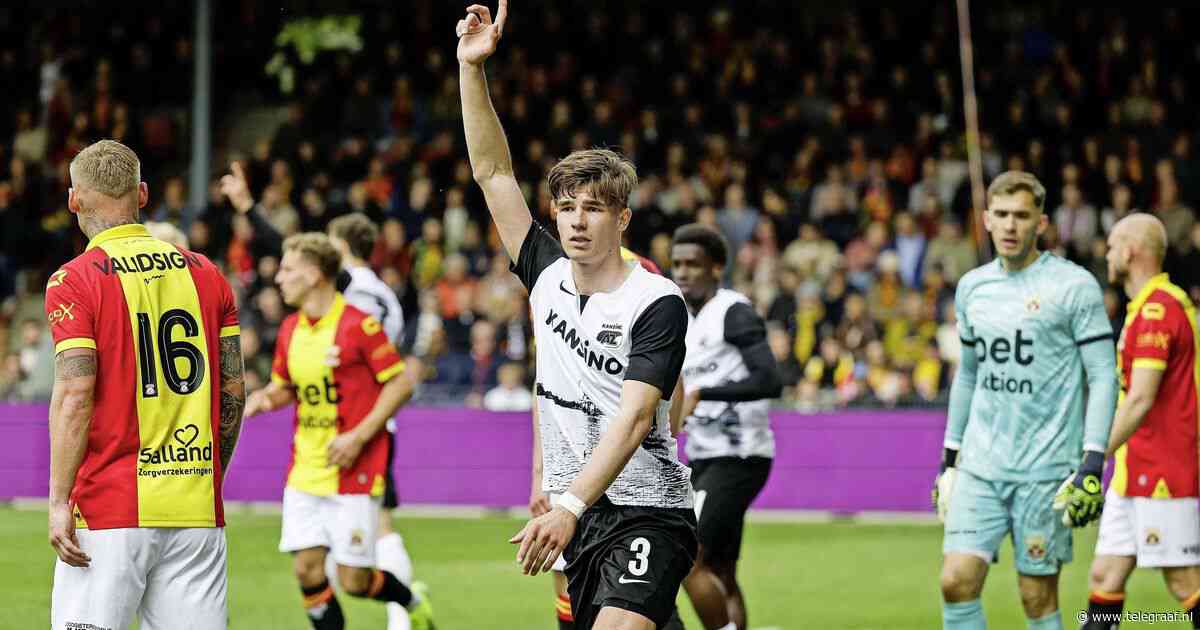 Uitgerekend Wouter Goes scoort voor AZ én krijgt rood tegen Go Ahead in Deventer