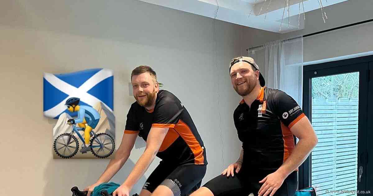 Emotional journey sees brothers cycle to Scotland in father’s memory