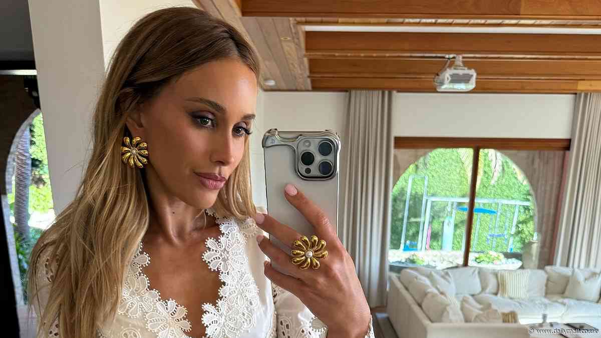 WAG turned designer Bec Judd is her own best advertisement as she models her new clothing collection