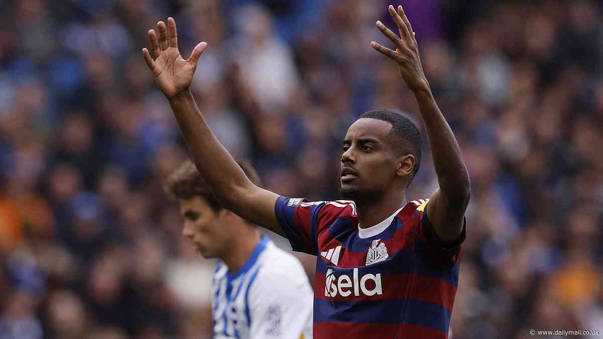 Brighton 1-1 Newcastle: Alexander Isak's last-minute penalty rescues a point for Magpies after Yankuba Minteh netted against his former club