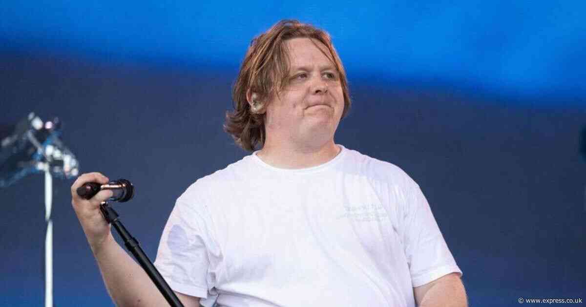 Lewis Capaldi makes emotional return to the stage after cancelling world tour