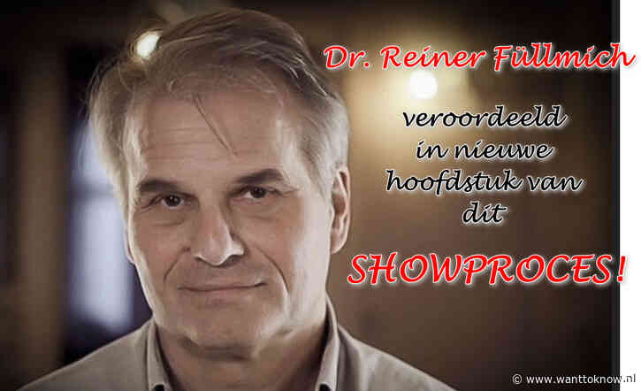 Dr. Reiner Füllmich veroordeeld..!!