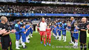 Liverpool are given guard of honour by Chelsea after sealing historic league title - but Arne Slot's side are BOOED by Blues fans at Stamford Bridge