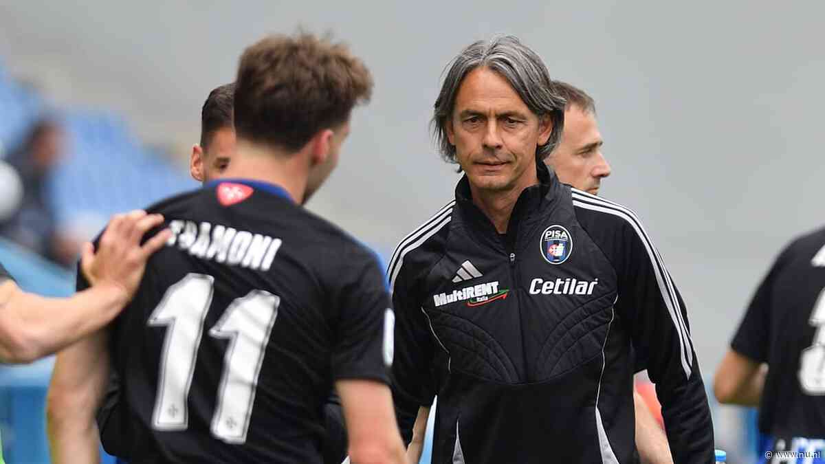 Pisa keert onder leiding van trainer Filippo Inzaghi na 34 jaar terug in Serie A