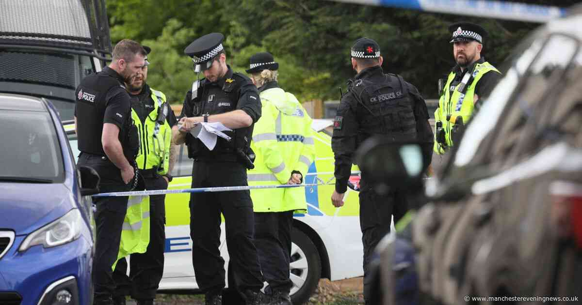 "The kids came running in saying there's men with masks and guns outside"
