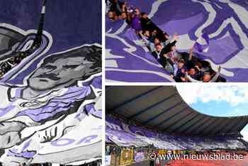IN BEELD. Hun grootste ooit: Anderlecht-fans pakken uit met gigantische tifo van 180 (!) meter lang