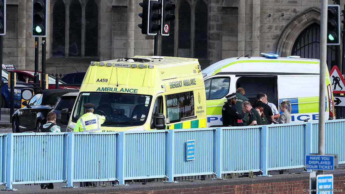 Woman dead and three others including a child injured after car ploughed into pedestrians: Man, 49, arrested over 'murder'