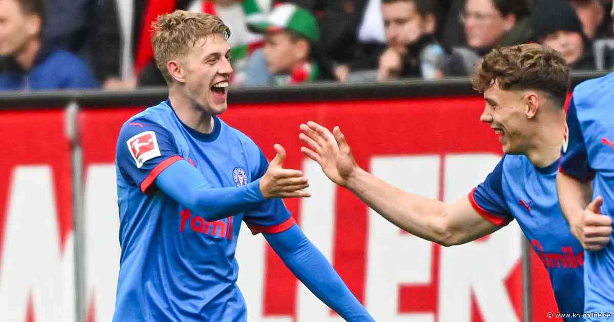 "Weltklasse Pass" und Störche-Wahnsinn: Holstein Kiel schlägt auch den FC Augsburg