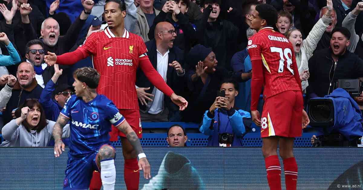 Chelsea verdubbelt voorsprong tegen Liverpool na knullig wegwerken Virgil van Dijk