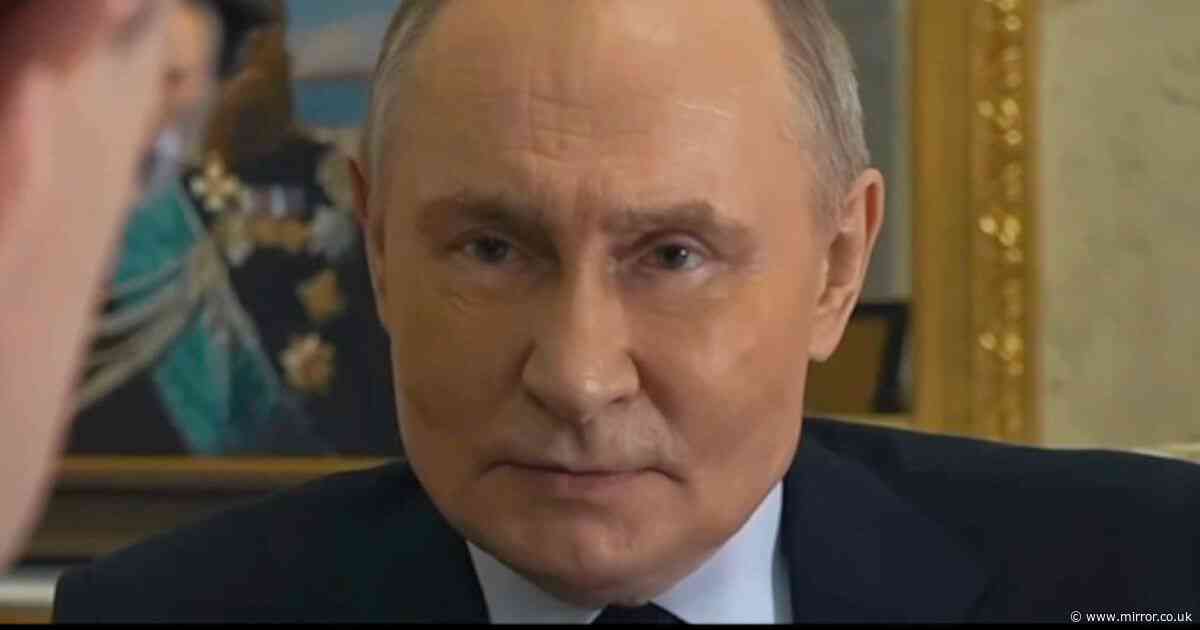 Putin TV 'at home': 'Softy' grandad claim and playing host pouring drink for interviewer