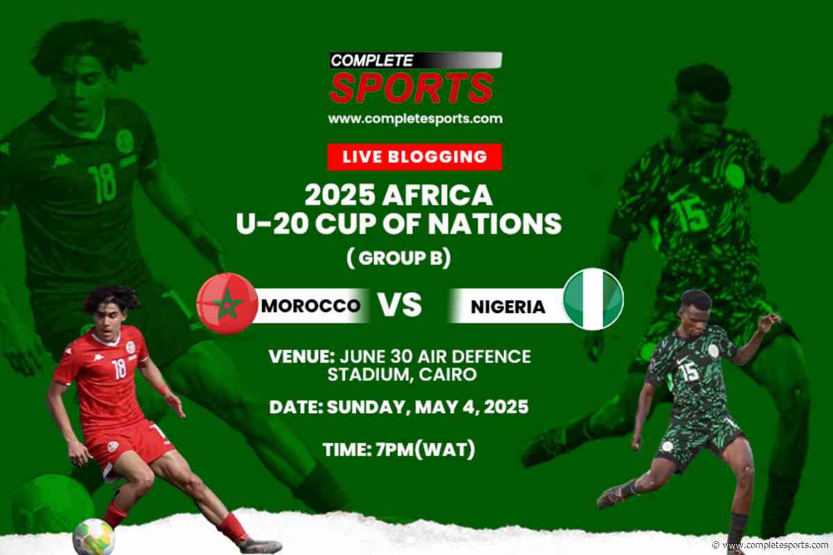 Morocco Vs Nigeria Live Blogging – Egypt 2025 U-20 AFCON: Group B Matchday 2