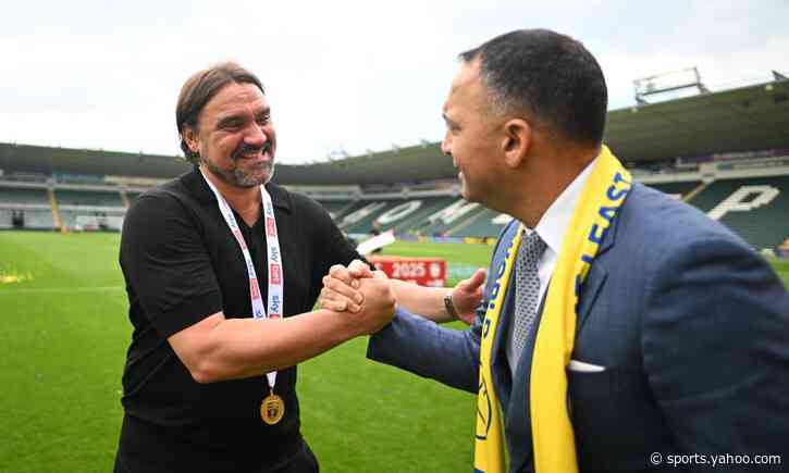‘He is my man’: Leeds chair says Daniel Farke to stay on as manager in Premier League