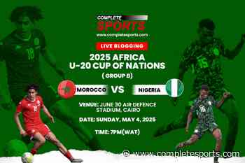Morocco Vs Nigeria Live Blogging – Egypt 2025 U-20 AFCON: Group B Matchday 2