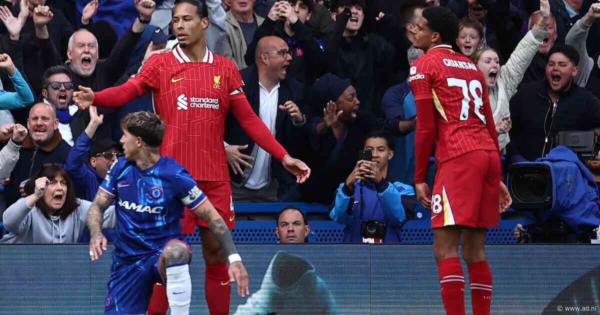 Liverpool gaat week na kampioensfeest met champagnebenen onderuit bij Chelsea